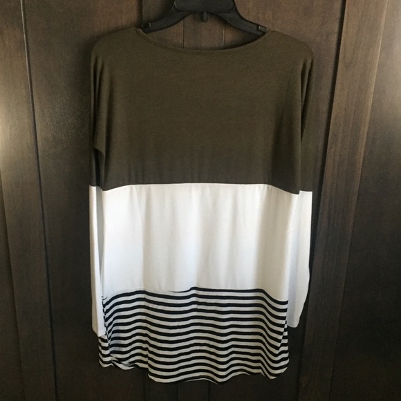 🎉HPick 1 Left! Color Block L. S. Tunic - Picture 5 of 5